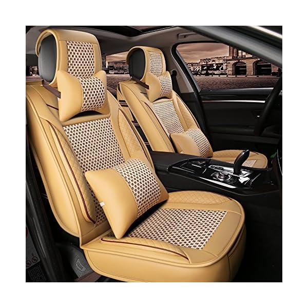 YZL-PU-Leather-Car-Seat-Cover-Cushions-Front-Rear-Full-Set-Suitable-for-year-round-use