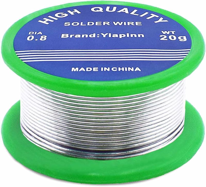 Yiapinn 0.8mm Lead Free Solder Wire Sn99.3 Cu0.7 Rosin Core Electronic