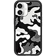 RhinoShield Modular Case Compatible with [iPhone 16] | Mod NX - Customizable Shock Absorbent Heavy Duty Protective Cover 3.5M / 11ft Drop Protection - Telo Mimetico B&W Camo