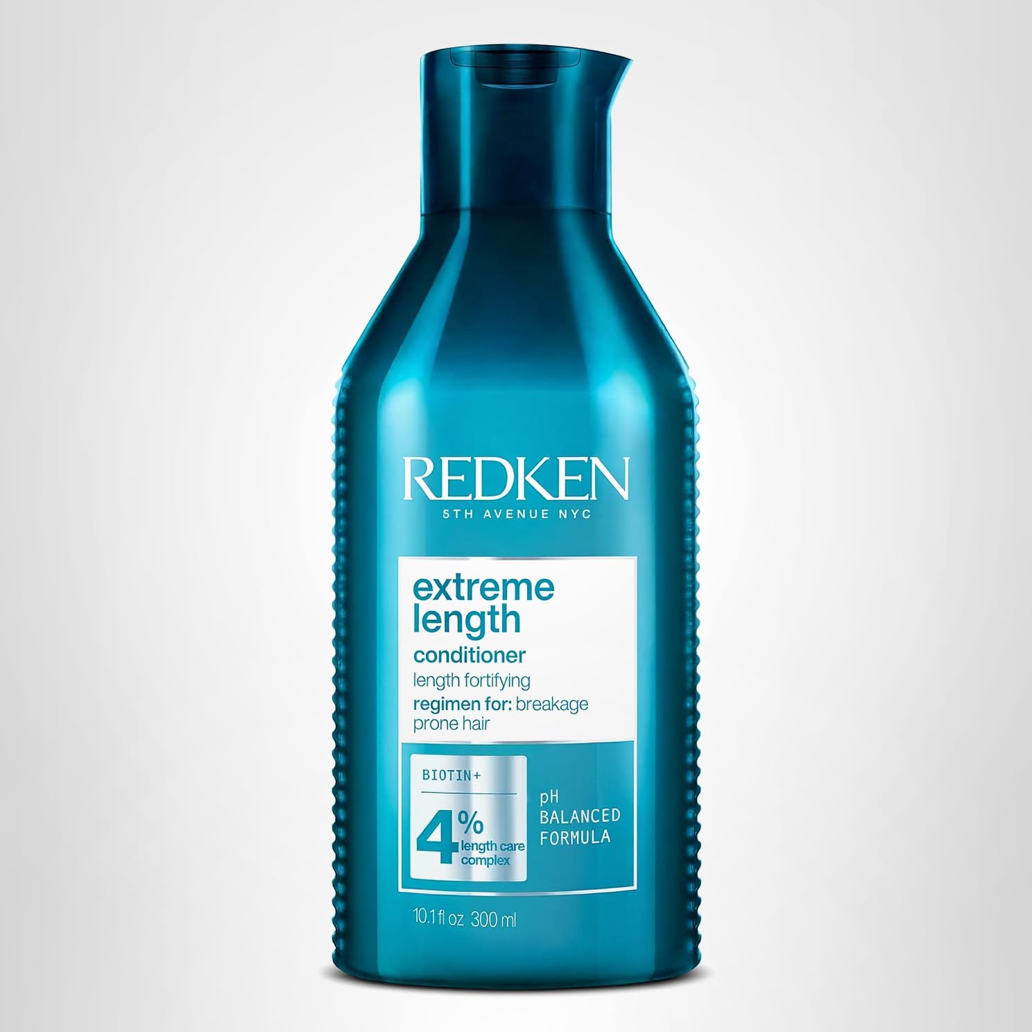 Redken Extreme Length Biotin Conditioner For Longer Hair – Promotes Healthy Hair Growth, Strengthens & Detangles Damaged Hair, Infused With Biotin & Castor Oil​