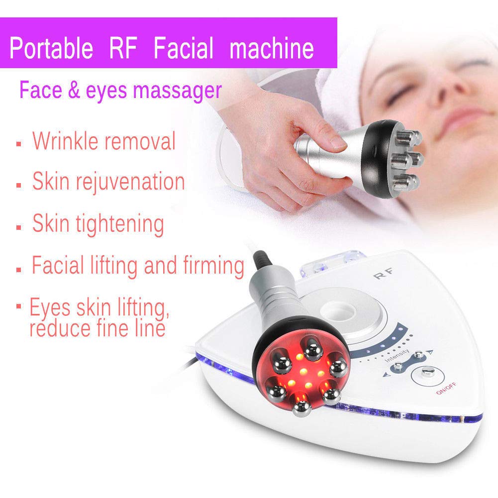 Amazon.com : RF Radio Frequency Facial Machine Home Use Portable Facial Machine for Skin Rejuvenation Wrinkle Removal Skin Tightening Anti Aging Skin Care ...