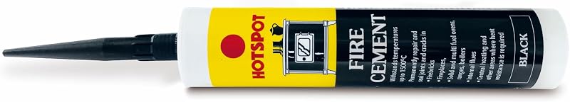 Hotspot Fire Cement 310ml High Temp Sealant Black or Buff