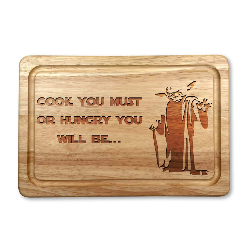 Yoda Cook You Must Chopping Board Gift