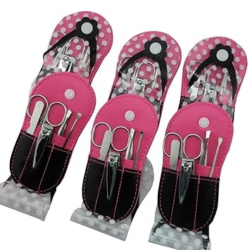 Amazon Com Manicure Sets Nail Care Kit Party Favors Polka Dot