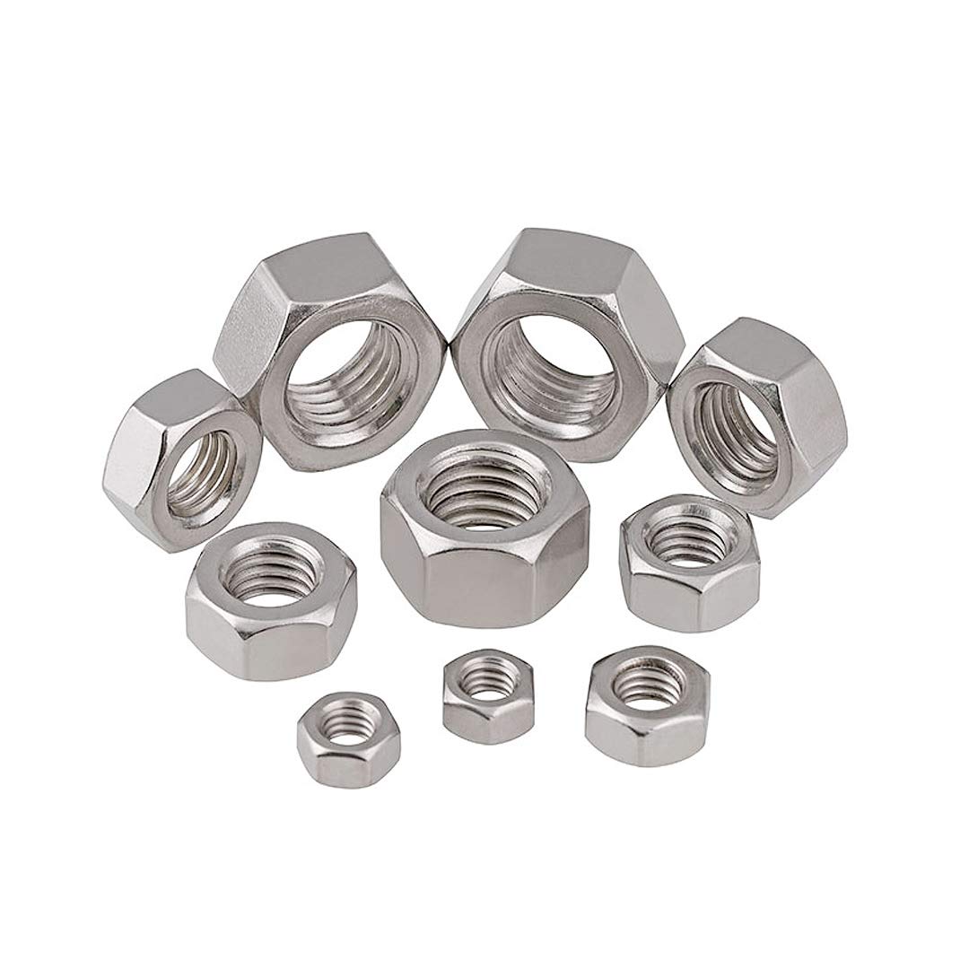 BOZONLI M6(6mm) Hex Nut, Stainless Steel Hex Hexagon Nuts