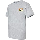 VictoryStore Apparel - Kappa Sigma, Crest and Greek Letter Standard T-Shirt