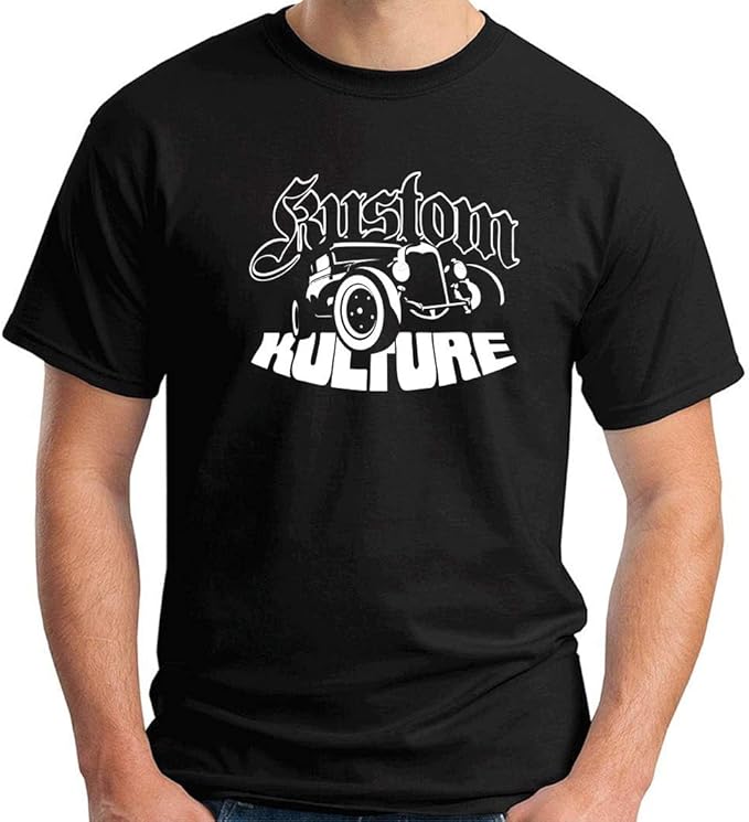 TShirt Man Black TB0317 Kustom Kulture HOT Rod Amazon.co.uk Clothing