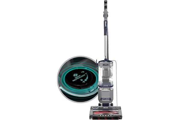 Shark Pet Performance Plus Lift-Away Upright Vacuum with DuoClean & Odor Neutralizer Technology, Anti-Allergen Complete Seal Technology & HEPA Filter, Navy/Silver (Renewed)