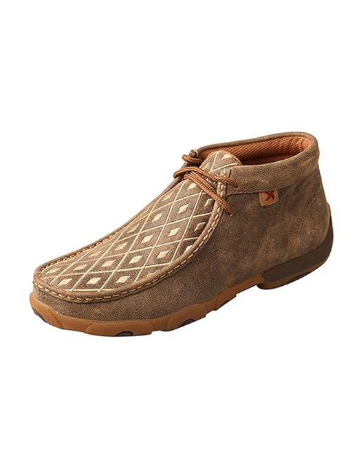 twisted x women's diamond driving moc shoes