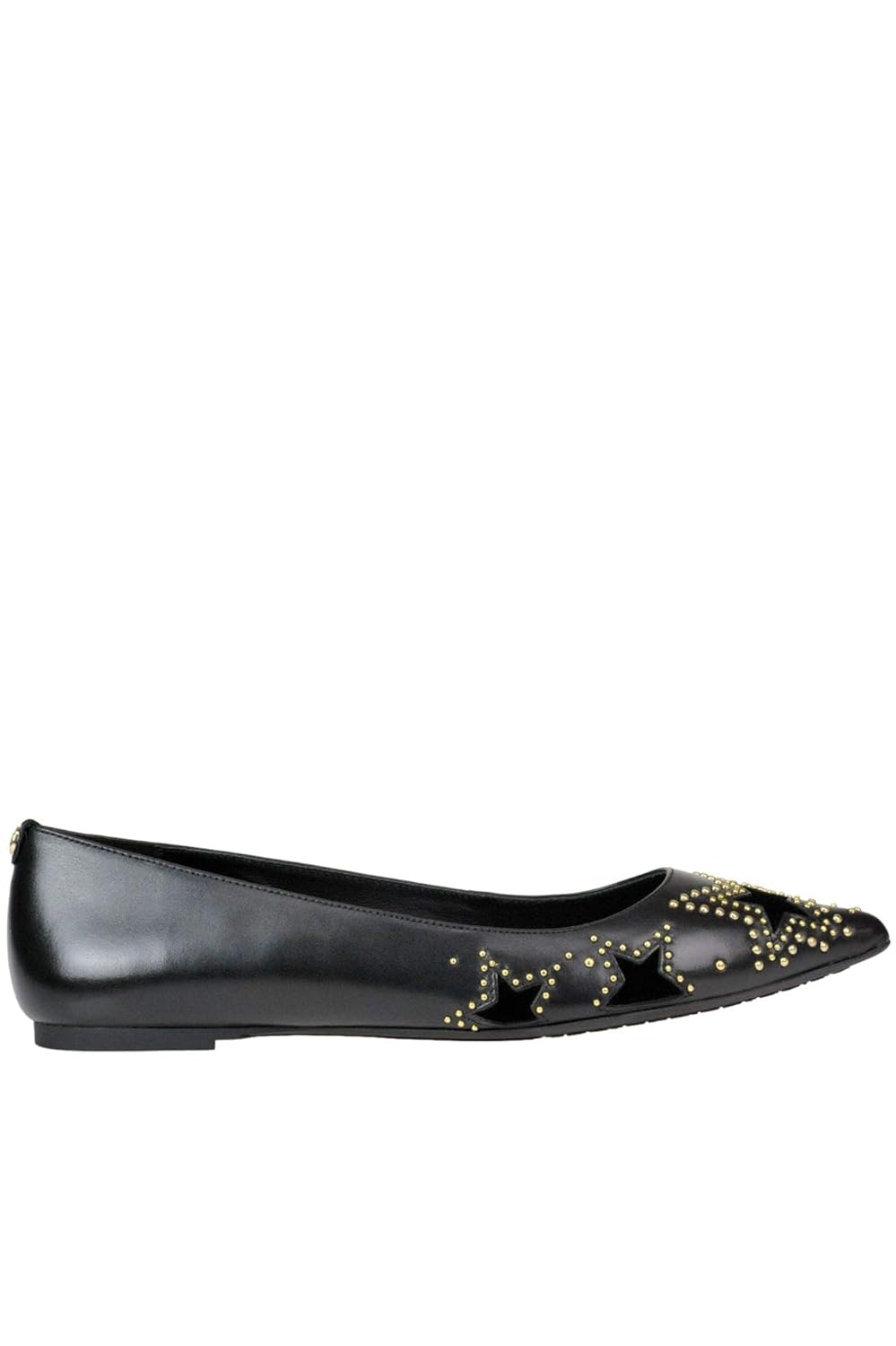 michael kors black leather flats