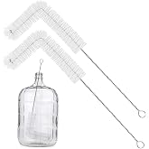 2 Pack 28 inch Carboy Brush Carboy Cleaning Brush Carboy Bottle Brush Carboy Brushes for Cleaning Nylon 5 Gallon Carboy Brush for 3 5 6 6.5 Gallon Glass Carboys Corny Kegs Wine Making Home Brewing