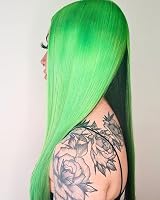Crazy Color Toxic UV Neon Green Semi-Permanent Hair Dye 100ml Vegan view 8