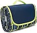 NaturalRays 80x60 Family Picnic Blanket with Tote, Extra Large Foldable and Waterproof Camping Mat for Outdoor Beach Hiking Grass Travel