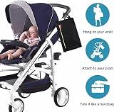 Lekebaby Portable Nappy Changing Mat with Wipe-Pocket Head Cushion Quilting view 5