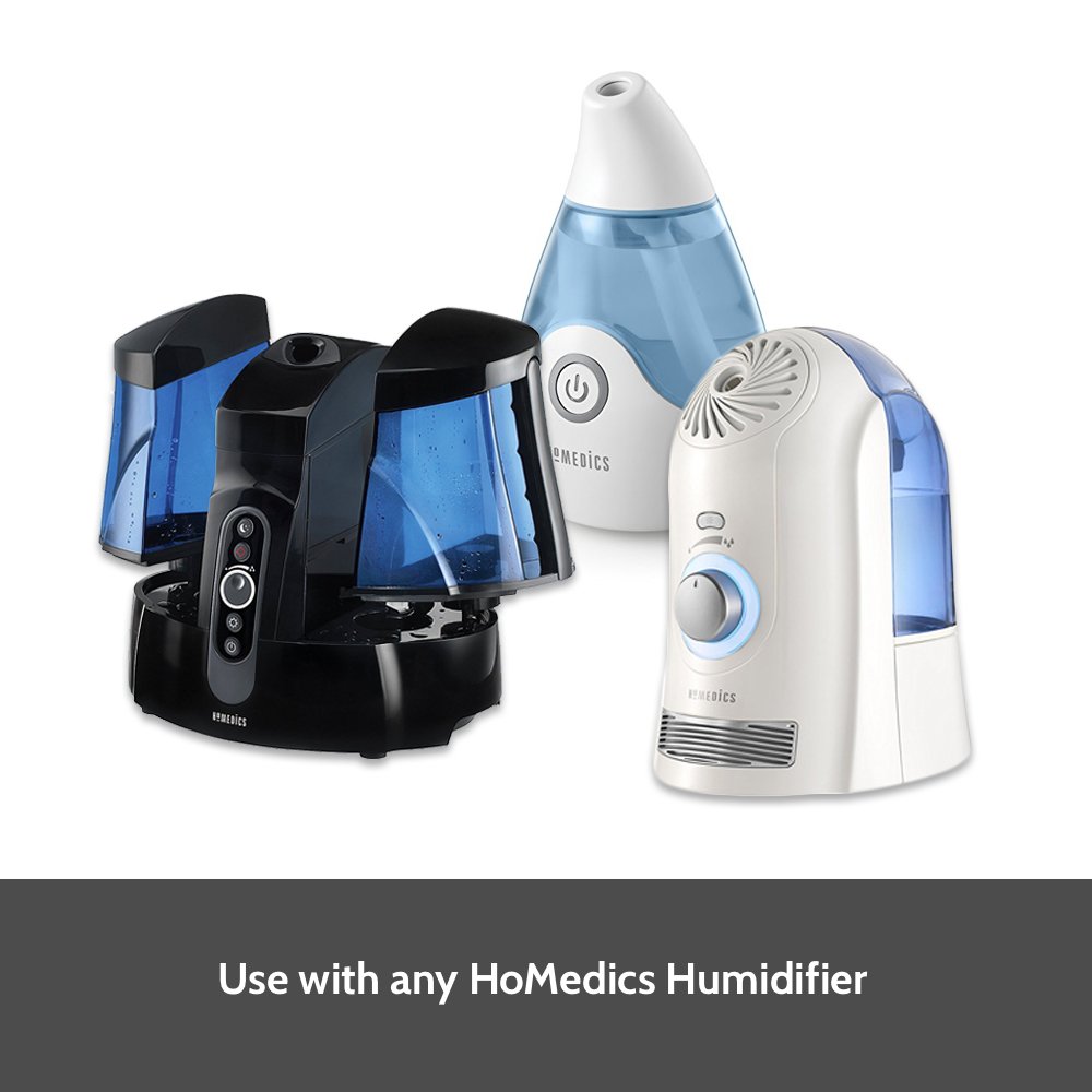 Pack of 1 Filters Mineral Deposits Removes Odor HoMedics Eliminates
