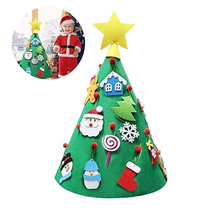 Ibaste Cappello Di Natale Fai Da Te Feltro Di Lana Ornamento