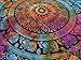 Popular Handicrafts Wall Hanging Tapestry for Bedroom Hippie Elephant Mandala Bohemian Hippy Intricate Indian Tapestry 54 x 82 Inches (140cm x 210 cm) Multicolor Tie Dye