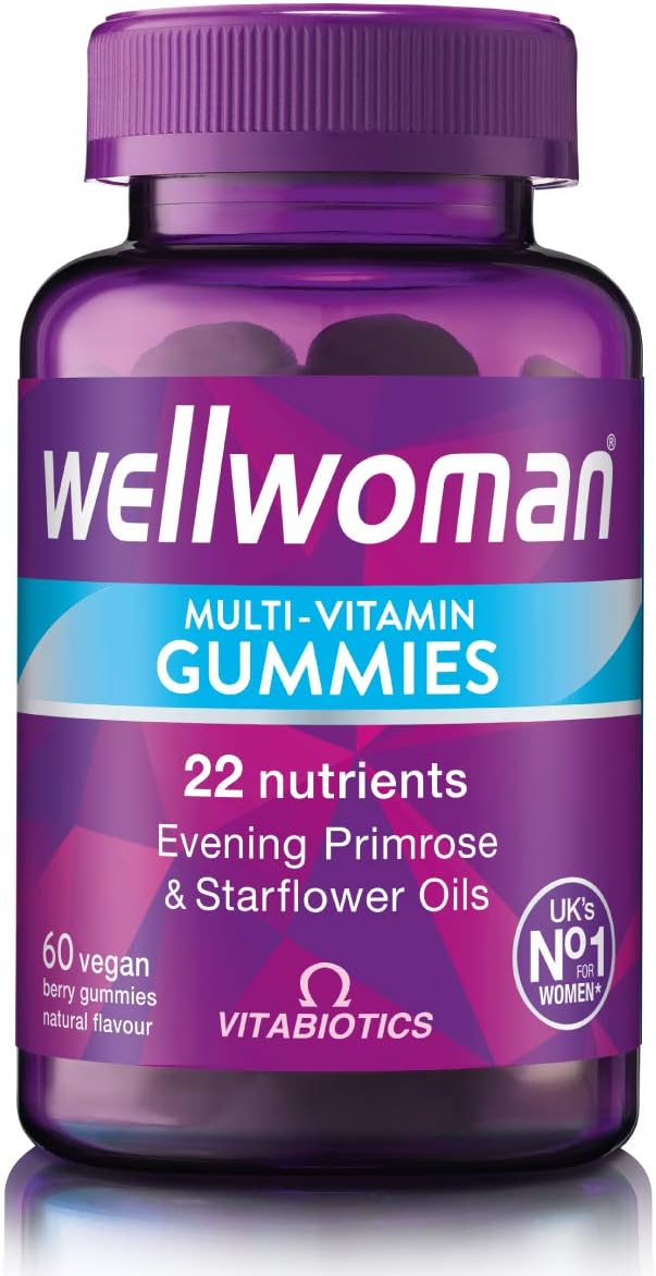 Multivitamin Vegan Gummies for Women Wellwoman, 60 count (Pack of 1)