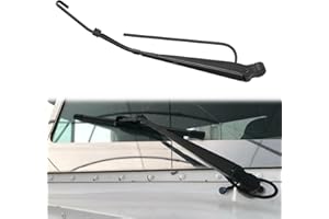 ONYUOKU Windshield Wiper Arm for peterbilt 379 1990-2007, LH or RH Wiper Arms Replace 602511 R236002, Black, 17.24in Length