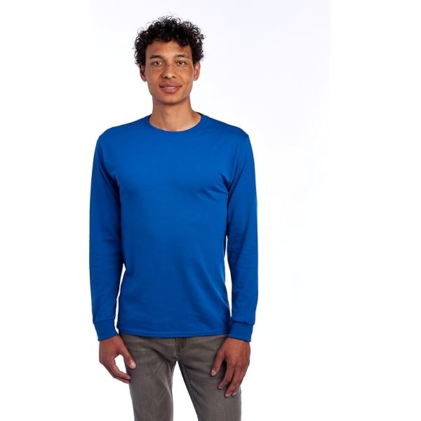 Jerzees 5.6 oz. 50/50 Heavyweight Blend Long-Sleeve T-Shirt