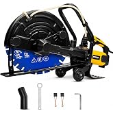 XtremepowerUS 3200W 16-Inch Electric Concrete Saw, 20A Wet/Dry Circular Concrete Cutter with Water Line Attachment &amp; Blade, Heavy-Duty Cut-Off Saw for Concrete, Masonry, Brick &amp; Foundation
