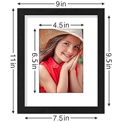 Vittanly 8x10 Picture Frames Set of 9, Shatter