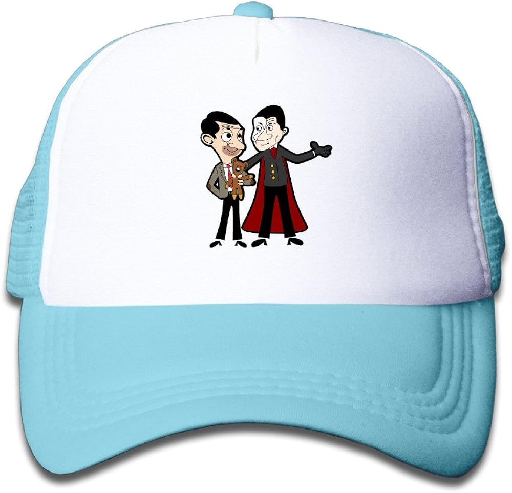 Kids Mr. Bean The Animated Series 100 Nylon Mesh Caps One Size Fits