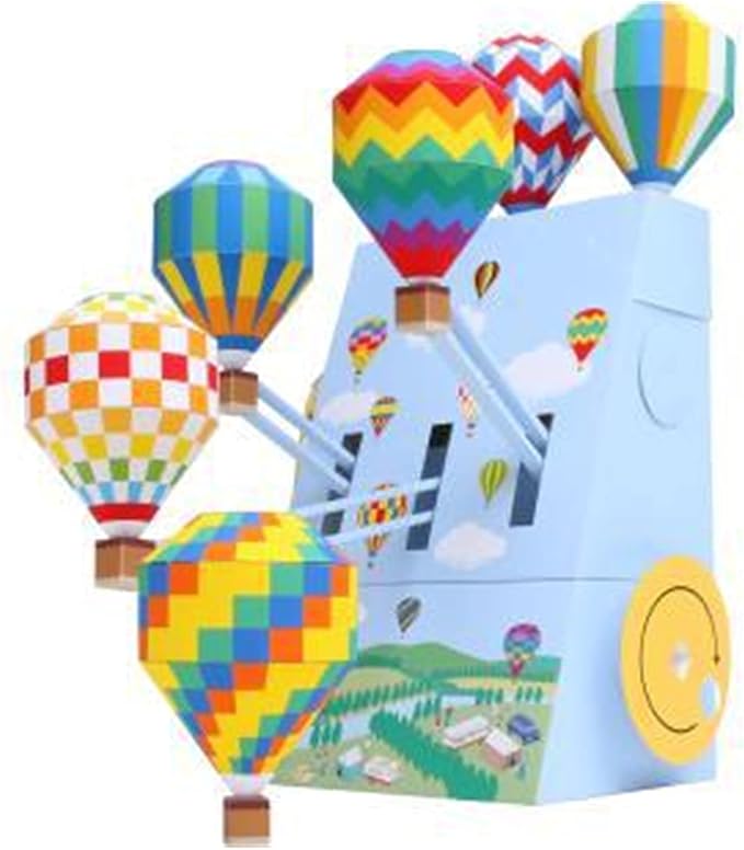 Hot Air Balloon Paper 3D Paper Model Toy Parent-child DIY Kindergarten