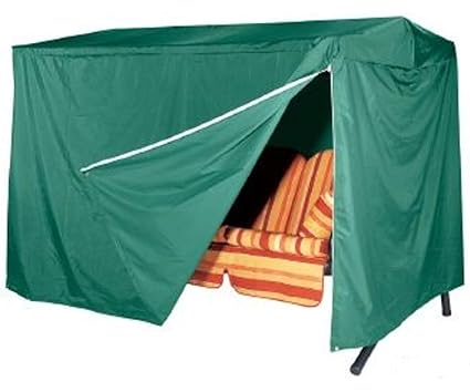 GRASEKAMP Qualität seit 1972 Schutzhülle Abdeckung Schutzhaube 3 Sitzer Hollywoodschaukel Gartenschaukel Grün