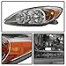 ACANII - For 2002 2003 2004 Toyota Camry Headlights Headlamps Replacement Lamp Driver + Passenger Side