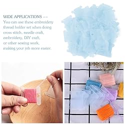 100 Pcs Plastic Floss Bobbin, Embroidery Floss