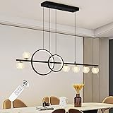 ORANOOR Modern Black Gold Chandeliers for Dining