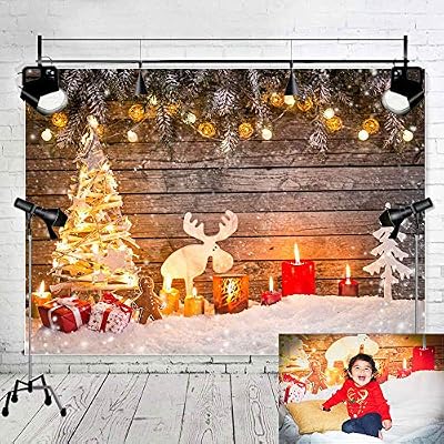 Art Studio 7x5ft Vinyl Christmas Party Decor Photography Backdrop