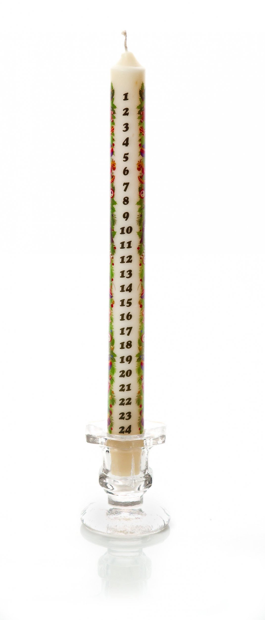 Premier Decorations Tapered Advent Candle 25cm