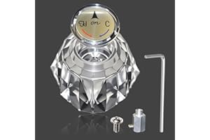 JAVIIX RP41661 Shower Faucet Replacement Kit for Delta and Peerless Single Handle Faucets with Button,One-Handle Tub/Shower Control with Clear Acrylic Handle Insert