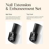 Beetles Gel Polish 2 in 1 Base Gel & Nail Glue Kit 15ml 2pc UV/LED view 3
