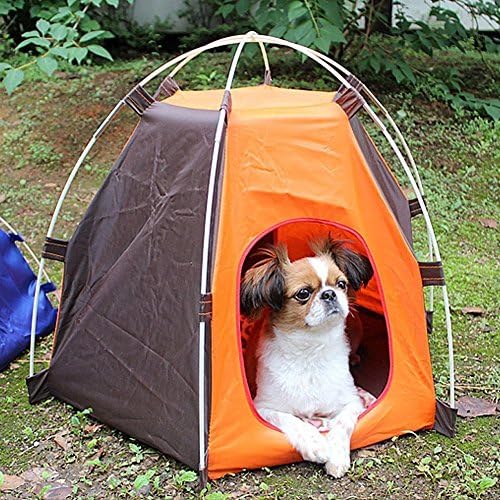 UMEICOOL Portable Folding Pet Tent Anti-ultraviolet Rainproof Waterproof Durable Dogs Cats Bed House for Summer Indoor Outdoor Travel Camping