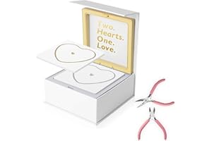 HERSIN Permanent Bracelet Kit Forever Bracelet Making for Couples Gift Friendship Bracelets DIY Locked Bracelet Christmas Valentine's Day for His and Her Bracelets Jewelry Gifts