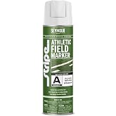 Seymour 20-644 Stripe Athletic Field Marker, White | Long-lasting waterbase athletic field marking paint; dries in 15 minutes, safe for grass, covers 300 linear ft.