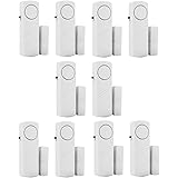 Personal Security Window & Door Alarm Bell | Wireless Sensor Door Window Burglar Alarm | Pack of 10