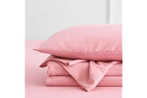 SKYMOOD Full Sheet Set - Soft Bed Sheets for Full Size Bed, Extra Deep Pocket Hotel Luxury Sheets, Cooling Breathable Bedding Sheets and Pillowcases, Wrinkle Free Oeko-Tex Sheets 4 Piece