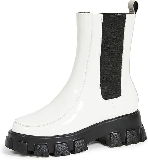 white sole boots womens