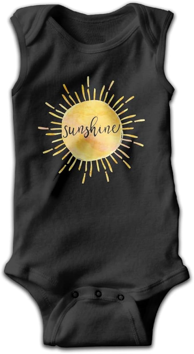 Sleeveless Sunshine Sun Unisex Toddler Cute Onesies Bodysuit Romper