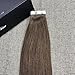 Full Shine 24 inch 20 Pieces 50g Per Package Deak Brown Real Human Hair Extensions Seamless Tape in Extensions Brazilian Remy Hair Skin Weft