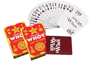 Whot! Pack of 2, Nigerian Card Game, Easy to Play and Entertaining Card Game for All - Perfect for Family & Friends Gathering