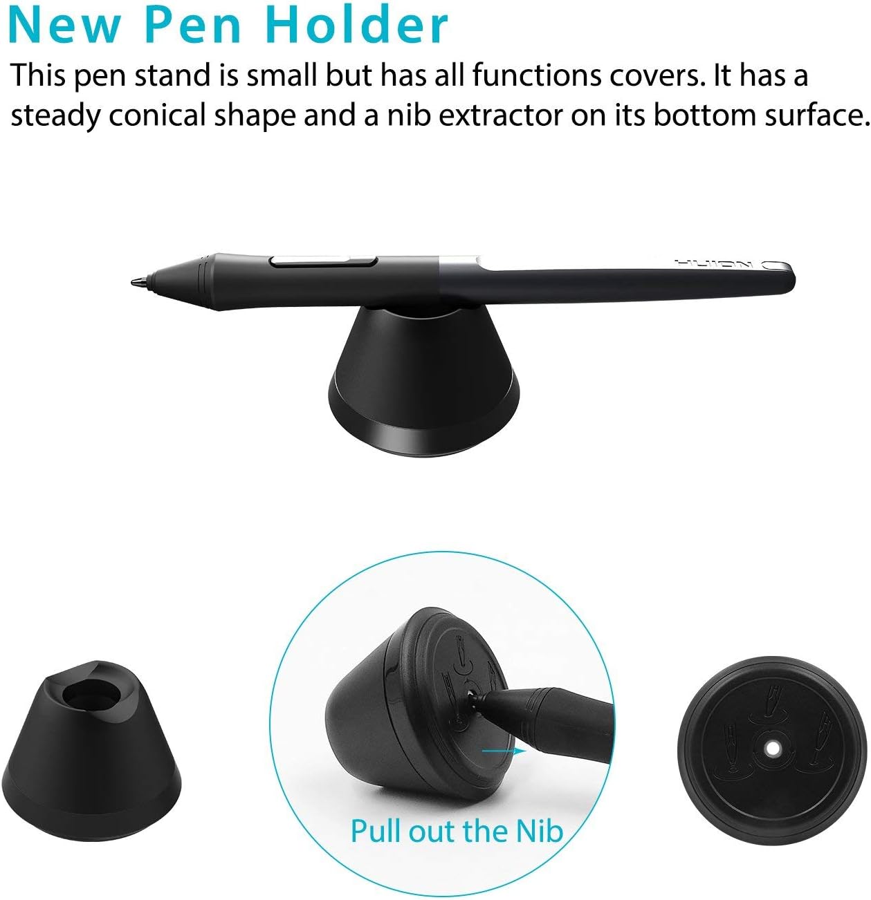 Huion Inspiroy H640P Graphics Drawing Tablet with Battery-Free Stylus and 8192 Pressure Sensitivity: Computers & Accessories