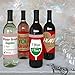 Big Dot of Happiness Teacher Christmas - Holiday & Christmas for Women and Men - Wine Bottle Label Stickers - Set of 4