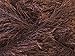 100 Gram Chocolate Brown Eyelash Yarn Ice