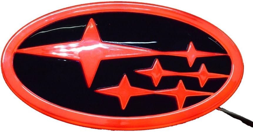 Amazon Hisport 4d Led 車 テール ロゴ ライト バッジ ランプ エンブレム ステッカー スバル アクセサリー エンブレム 車 バイク