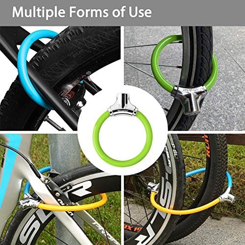 NDakter Bike Lock with 4ft Security Cable, 12mm Anti Theft Kids Bike